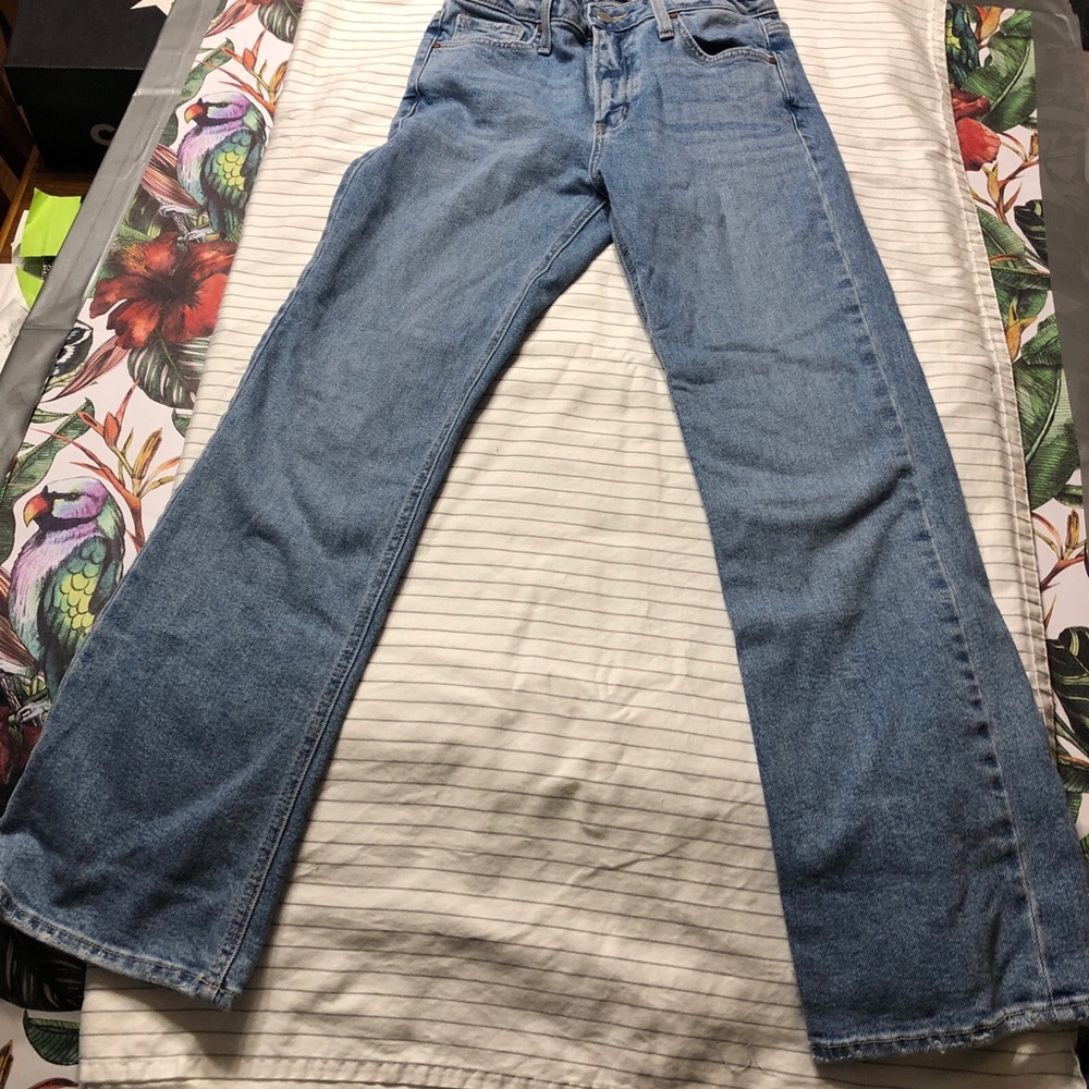 Just Black Medium Wash Straight Leg Jeans